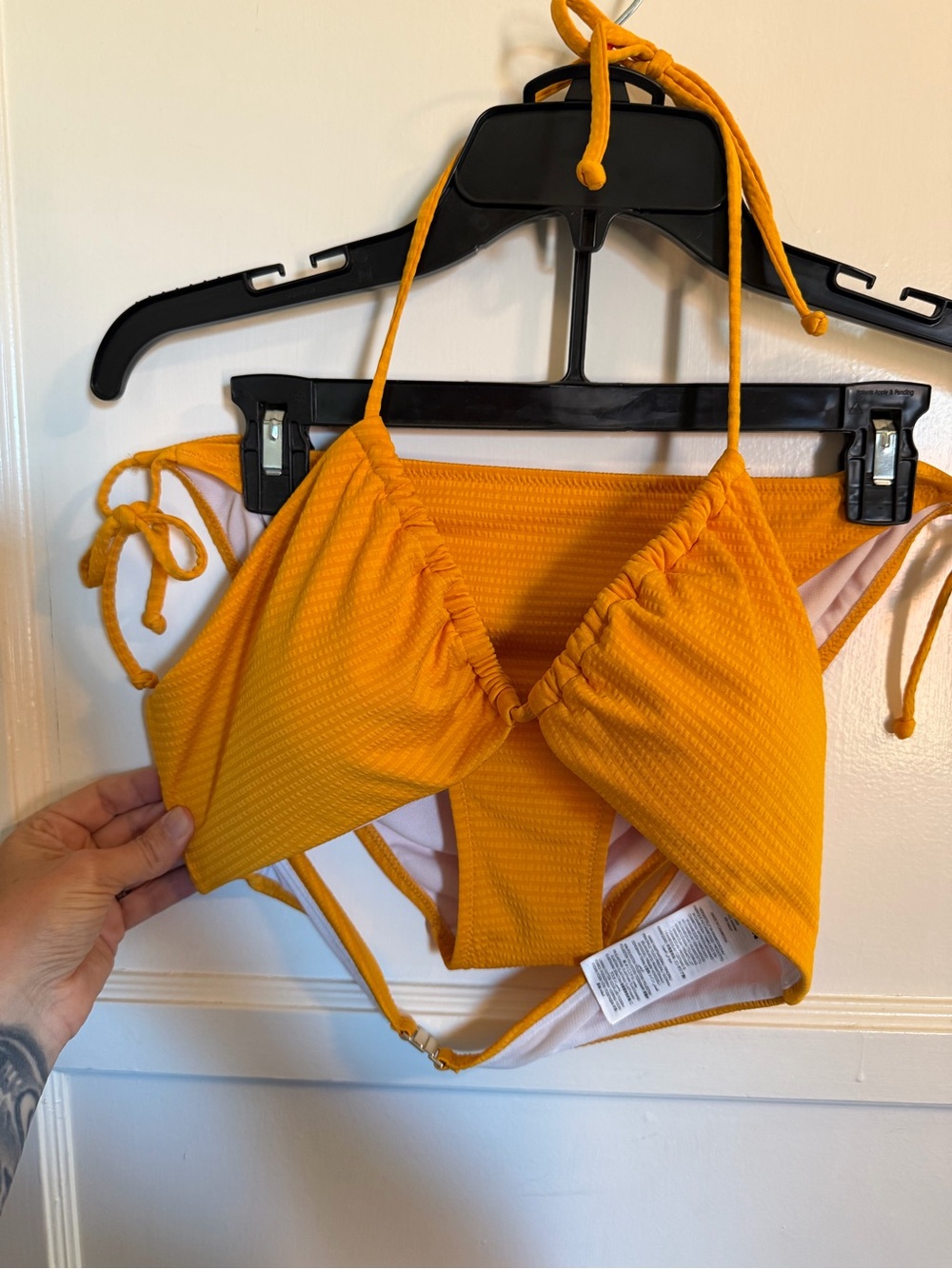 Boden Mustard Yellow Tie-Side Bikini - Picture 3 of 8